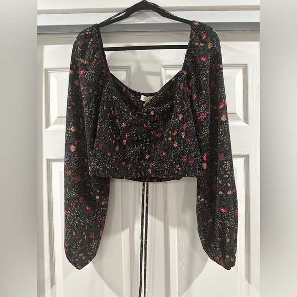 Forever21 Plus BoHo crop top 3X - Picture 2 of 4